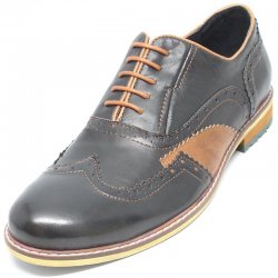Encore By Fiesso Black Genuine Leather Shoes FI9056