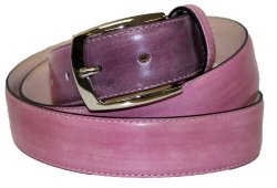 Emilio Franco Pink Genuine Calf Leather Belt 201.