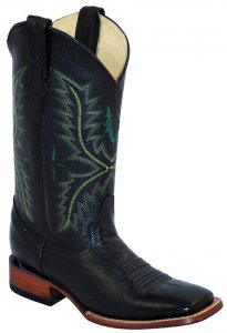 Ferrini 11093-04 Black Genuine Cowhide Exotic Boots