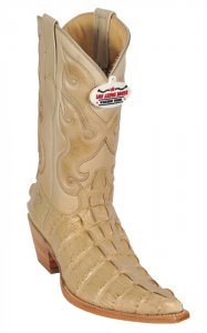 Los Altos Ladies Oryx All-Over Alligator Tail Print 3X-Toe Cowboy Boots 3350111