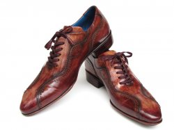 Paul Parkman PP-Brown Genuine Italian Calfskin Casual Shoes