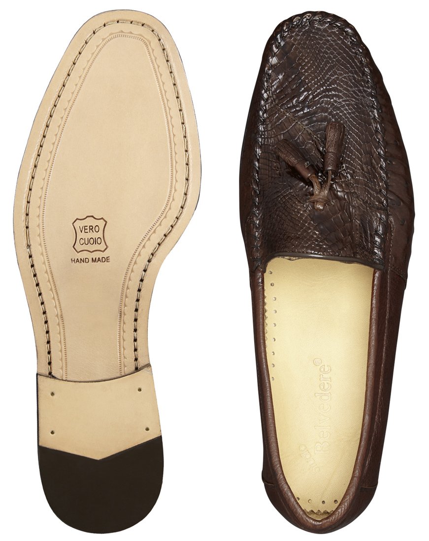 Belvedere Bari shoe top and bottom view