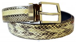 Serpi Natural Genuine Snake Skin Belt S/30