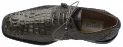 Ferrini 228 Elephant Genuine Hornback Alligator Lace Up Shoes.
