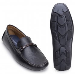 Belvedere "Victor" Black Genuine Soft Calf Skin Shoes.