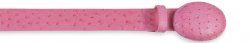 Los Altos Pink All-Over Genuine Ostrich Belt C110325