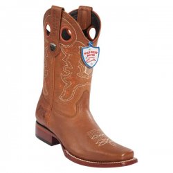 Wild West Honey Genuine Rage Leather Square Toe Cowboy Boots 28182751