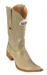 Los Altos Oryx Genuine Ostrich Leg 3X Toe Cowboy Boots 950511