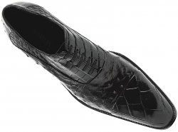 Mauri "Leisurely" 4059/1 Black Genuine Alligator / Ostrich Shoes