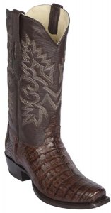 Los Altos Walnut Genuine Premium Rage Leather 7X Toe Cowboy Boots 58T9940