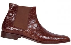 Mauri 2198 "Reserved" Golden Camel All-Over Genuine Body Alligator Boots