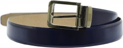 Giorgio Brutini Navy Blue Wide Width Genuine Leather Belt