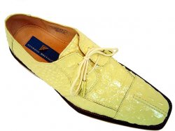 Giorgio Brutini Lemon Hornback Alligator Print Shoes 171444