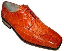 Liberty Rust Alligator Print Shoes #376