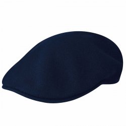 Kangol Navy Blue Wool 504 Ivy Cap