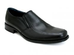 Bacco Bucci "Truman (Studio)" Black Genuine Soft Calfskin Loafer Shoes