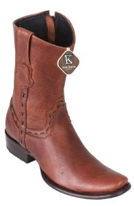 King Exotic Brown Genuine Grisly Boots Dubai Square Toe Cowboy Boots 479B2707