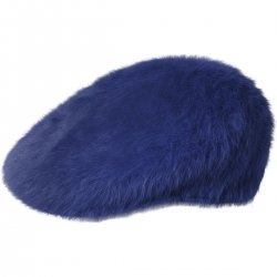 Royal Blue Childrens Rabbit Fur Jacket