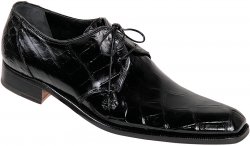 Mauri "Automatic" 4288 Black Genuine Alligator Shoes