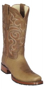 Los Altos Honey Genuine Premium Rage Leather 7X Toe Cowboy Boots 58T9951