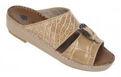 Mauri "1797K" Dune Genuine Alligator Platform Sandals