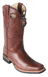 Los Altos Brown Grasso W/ Grisly Sole Rodeo Boots 813E2707