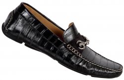 Mauri 9176/2 Dark Grey Genuine Eel / Suede Shoes