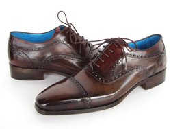 Paul Parkman 024 Brown hand-painted shoes