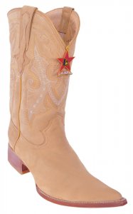 Los Altos Oryx Genuine Nobuk Skin 3X Toe Cowboy Boots 956311