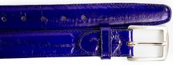 Belvedere 2002 Purple All-Over Genuine Eel Belt