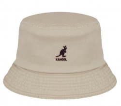Kangol Khaki Casual Cotton Canvas Bucket Hat K4224HT