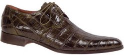 Mauri 2500 "Courtly" Olive Green Genuine All-Over Alligator Hand Painted Shoes