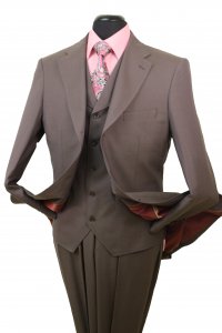 R&B S226 Taupe Super 150's Merino Wool Suit