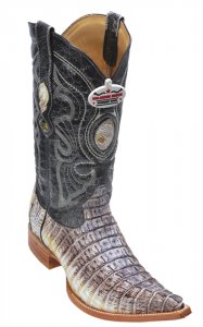 Los Altos Brown Oryx All-Over Genuine Crocodile Tail 3X Toe Cowboy Boots 950139