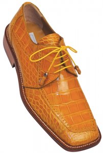 Ferrini 206/151 Camel Genuine Alligator Shoes