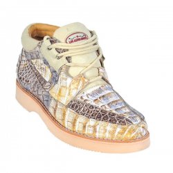 Los Altos Women's Natural Genuine Caiman Cashual Shoe ZA060149