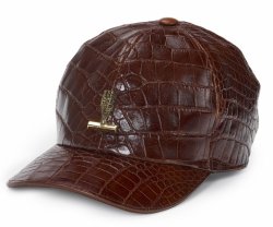 Mauri H-65 Gold Genuine Body Alligator Hat.