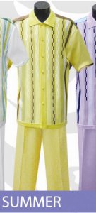 Silversilk Summer Button Front 2 PC Knitted Silk Blend Outfit #3059