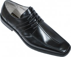 Stacy Adams "Parnell" Black Genuine Leather Shoes