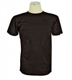 Pronti Black Tricot Dazzle Short Sleeve Shirt S1564