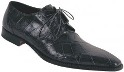 Mauri "Savoy" 4374 Dark Grey Genuine All-Over Alligator Shoes