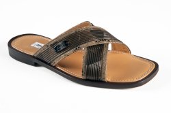 Mauri 5058 Gold / Brown Genuine Leather Sandals.