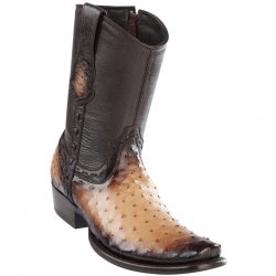 Wild West Faded Oryx Genuine Ostrich Dubai Toe Cowboy Boots 279B0315