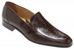 Mauri "Marron" 4514 Sport Rust Genuine Ostrich Leg Shoes