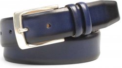 Mezlan AO11111 Blue Genuine Calfskin Belt.