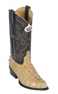 Los Altos Oryax All-Over Alligator Tail J - Toe Print Cowboy Boots 3990111