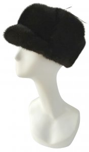 Winter Fur Brown Genuine Mink Hat M59H02BR.