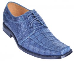 Los Altos Blue Jean Genuine All-Over Crocodile Shoes ZV061714