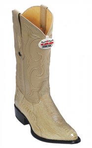 Los Altos Oryx Genuine All-Over Ostrich Leg J-Toe Cowboy Boots 990511