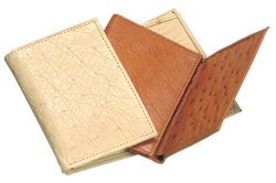 Ferrini AA8TF Genuine Smooth Ostrich Wallet